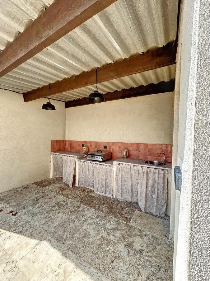 Charmante Maison De Ville Avec Jardin, Terrasse Et Terrain De Petanque Фос-сюр-Мер Экстерьер фото