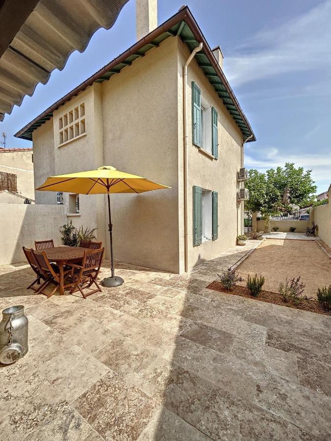 Charmante Maison De Ville Avec Jardin, Terrasse Et Terrain De Petanque Фос-сюр-Мер Экстерьер фото