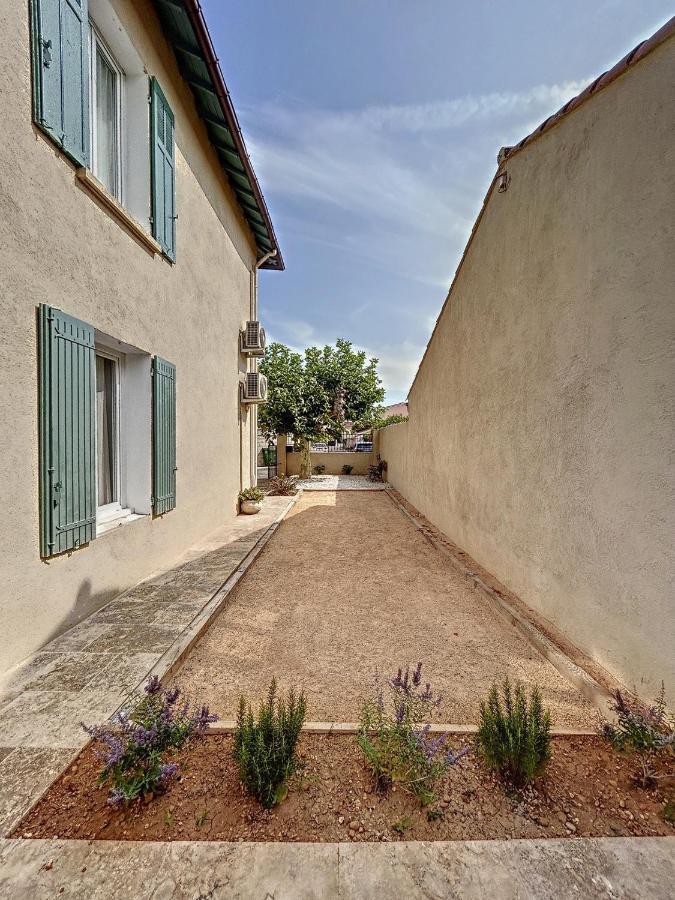 Charmante Maison De Ville Avec Jardin, Terrasse Et Terrain De Petanque Фос-сюр-Мер Экстерьер фото